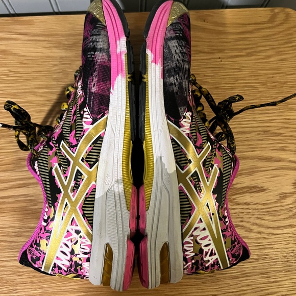 ASICS Gel Noosa Tri Women's Pink and Black Running Shoes Size 7 - Picture 4 of 7